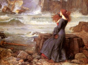 Miranda - The Tempest by Waterhouse
