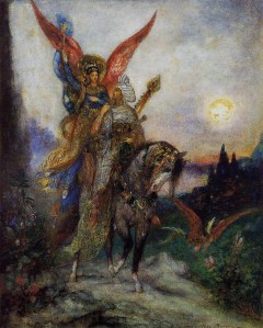 The Arabian Poet by Gustave Moreau (1886) Because everything is frankly better with wings.