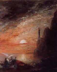 The Death of Sappho by Gustave Moreau (1876)