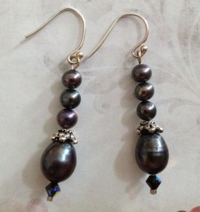 pearl earrings