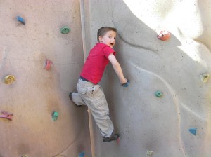 "What? I forgot my safety harness? Oh, whoops."