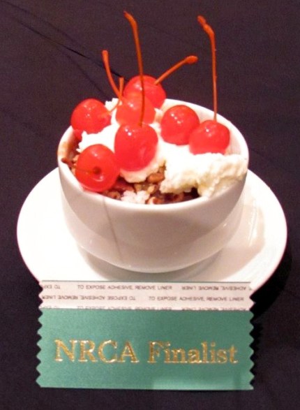 This was my dessert, which the lovely Angela N. Blount ate in my honor.