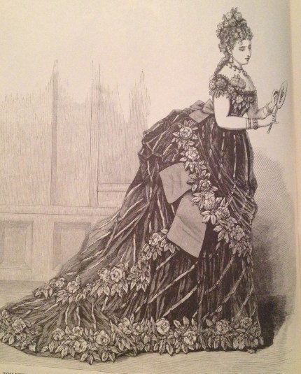 1873 evening gown