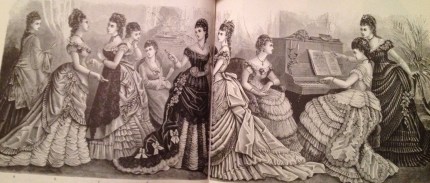 Ball & Evening Gowns, Harper's Bazar 1876